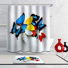 LIYAN Combinazione Bagno. Immagini Chiare E Colori Vivaci Rendono Il Tuo Bagno Pieno di Vita. Accessori da Bagno. Farfalle Colorate.