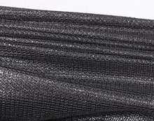 XWZH Telone Impermeabile Grande Nero Shading Shading Netto di Stoffa Schermo Privacy Net Shading Shading Protezione Netto UV e Durevole (Color : Black, Size : 5x8m)