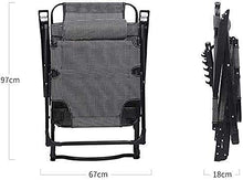 Lettino pieghevole da patio Sedia a sdraio Lettini pieghevoli da giardino, sdraio a gravità zero sedie a sdraio traspiranti antiscivolo robuste e durevoli per patio esterno supporto da giardino 300 kg