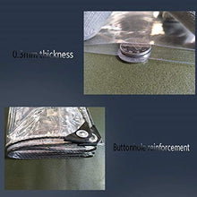 LXHONG Teloni Resistenti in PVC, Cover di qualità Premium con Occhielli，Rete Ombreggiante in Tessuto Ombreggiante Facile da Usare Antipioggia per Terrazza Copertura Pergola 500 G，Personalizzabile