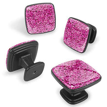 rosa 4 PCS Pomelli per Porta, Pomolo per Mobile, Pomelli per Mobili con Viti, Maniglia per Armadietto, Pomelli per Porta, Pomelli per Cassetti per Porta, Armadio, Cassetto e Credenza