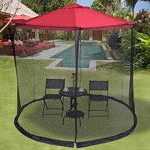 Scoperta Ombrello Ombrellone Bug dello Schermo W/Zipper Porta, Poliestere reticolato for Outdoor Ombrellone da Giardino zanzariera ZDWN