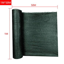 Aufun Ombreggiante Telone Rete Frangivista Balcone in HDPE 150 g/m², Antivento Tessuto Anti-UV Protezione Solare per Campo Sportivo, Giardino, Balcone, Verde Scuro, 1 x 50 m (HxL)
