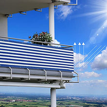 HMGDFUE Frangivista Balcone, 2.95ft x 16.40ft Copri Ringhiera Balcone Recinzione Copertura per Balcone Protezione della Privacy Schermo 90 * 500cm