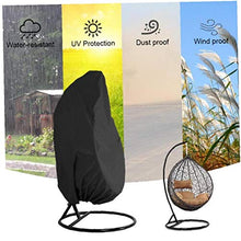 Copertine Egg Chair Altalena, Esterna Impermeabile Antipolvere Hanging Prova Copertura della Sedia, Copertura della Sedia 210d, per Esterno Giardino Patio Rattan Chair Seat Swing