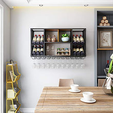 Porta Bottiglie da Vino Portabottiglie da Soffitto Porta-Bicchieri in Metallo Supporto A Parete Porta-Bicchiere da Vino Rovesciato Portabicchieri di Grande capacità Semplice (Nero) Rack di stoccaggi