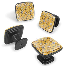 Cara ape carina Pomelli per Porta Set di 4 Pomelli per Mobili Manopole per Cassetti Cucina Armadio Vetro