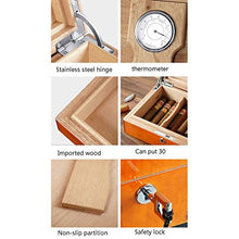 Umidificatori Humidor Box Cigar Humidor Cigar Alcolizzazione Grande capacità del Cassone di Legno di Cedro Sigaro Portatile Conservazione dei Sigari Box Regalo