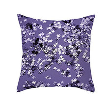 Federe Cuscini Divano 45X45,Fodere Per Cuscini Con Stampa In Serie Geometrica Viola In Stile Nordico, Fodera Per Cuscino Lombare Per Divano Da Ufficio Per Auto, Set Di 4 Articoli Per La Decorazione De