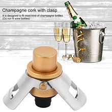 Tarente Acciaio Inossidabile di Champagne Tappo della Bottiglia Plug Sealer Push-Tipo Gonfiabile Spina del Vino (Golden)