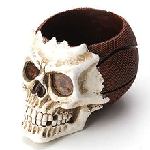 Pen Titolare del Tubo di Stoccaggio, Basket Cranio Penna Tubo Home Office Desktop Storage Finitura Piccoli Ornamenti Decorazioni for La Casa