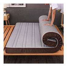 HUATAN Tatami Materasso Topper, Futon Materasso Topper Spessore Caldo, Spessore 6cm Morbido E Traspirante per Il Campeggio Domestico,A,90 * 200cm/35 * 79inch