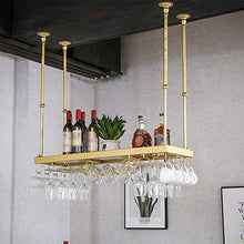 Nfudishpu Portabottiglie, portabicchieri Europeo in Metallo Portabicchieri Portabottiglie Home Bar Bar Portabottiglie Appendere la conservazione Domestica
