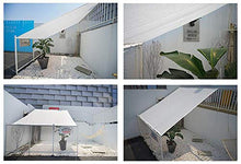 Rete ombreggiante Bianca con Corda E Occhielli, Panno Ombreggiante Serra per Piante da Fiore/Patio (80% Ombra Schermo Solare) (Size : 6x8m)