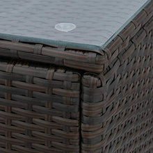 Am Group Home Set Mobili Giardino 2 posti con tavolino, poltroncine in polyrattan Esterno Giardino, Salottino da Giardino - Daily