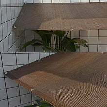 ZX-tarps ZXZIXI Ombra Reticolato Panno tonalità Marrone Sunblock Blocco UV al 95% Shade Fabric Tasteless Traspirante attività All'aperto HDPE (Color : Brown, Size : 2X5M)