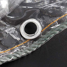 ZHANGYUQI Heavy Duty Chiaro Tarp, Telo Grande Impermeabile, Tela Cerata in plastica Impermeabile con Occhielli in Metallo, per Tetto, Campeggio, Esterno, Patio, Pioggia o Sole(Color:Chiaro,Size:1x5m)