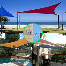 Kit di fissaggio per tenda parasole M6 Heavy Duty Sun Sail Shade Hardware Kit 304 in acciaio inox per tenda da giardino Triangolo e Quadrato, kit di accessori hardware