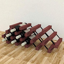YWYW Ornamenti Wine Rack Home Restaurant Wine Cellar Bar Portabottiglie in Legno massello Portabottiglie (Dimensioni: 69 × 23 5 × 24 cm)