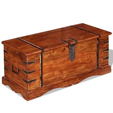 XINGLIEU Baule portaoggetti Marrone, Baule portaoggetti in Legno, Tavolo supplementare, 90 x 40 x 40 cm