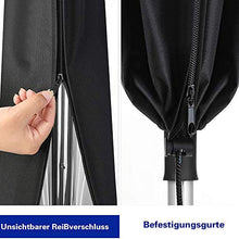 TTAototech - Copristendibiancheria rotante, 20 x 20 x 1 cm, impermeabile, con cerniera 600D, rivestimento in PVC Oxford ad alta densità, colore: nero