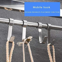 WLVG Portasciugamani per Bagno a Parete, portasciugamani in Acciaio Inox con Barre portasciugamani, portasciugamani a Parete, mensola portasciugamani, 60 cm