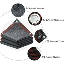 WXQIANG Rete tonalità Nera for Outdoor Garden Patio Prato Fiori, Robusto Resistente ai Raggi UV Parasole Canopy, 110g / □ Protezione Solare, Isolamento Termico (Size : 3M×3M)