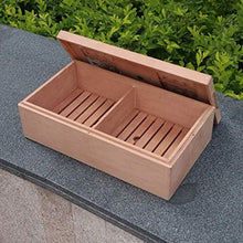 KEKEYANG humidor Spagna, Legno di Cedro, Scatola di sigari 120 Pezzi, Pura e sicura, Senza Vernice, armadietto di sigari, Scatola di sigari, sigillata Ispessimento Sigaro