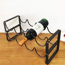Cabilock 2 Pezzi Iron Art Elegante Portabottiglie per Bottiglie di Champagne Espositore per Bottiglie di Vino per Ristorante di Casa