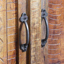 Mobile da Bagno Mobile da toeletta con Specchio e Foro per lavabo 60 x 30 x 60 cm Legno massello di Mango