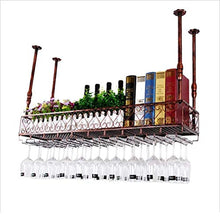 HJ-Golf Rack per armadietti per stoccaggio per Goblet Porta Bicchiere Calice Sospensione Bicchiere da Vino Portapiatti da Appendere for Vino Staffa di Ferro per Bottiglie di Vino per Vino