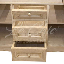 Shop Chic Mobile bagno Brigitte 110cm in rovere frassinato con top in marmo
