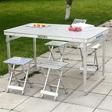 CASTOR Tavolo da Picnic all'aperto Tavolini Pieghevoli, tavoli da Picnic Portatili, tavoli Pieghevoli all'aperto, tavoli semplici per venditori di Mercato Notturno BBQ Party Table