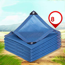 Senza marchio DANDAN Net Ombra Fashion Villa Shade Net Encrypted Ispessimento Anti-Aging Serra Tetto Ombra/Rete Ombra Blu Quattro Linee Rinforzo 8 Pin (Size : 8 * 8m)