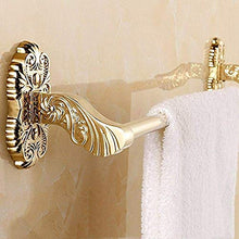 L-YINGZON Asciugamano Rack, cremagliera Mensole Bagno Scaffale Bagno Rack Gancio d'oro Rack Asta Singola Bagno Hardware Ciondolo Un Bagno Bar Bagno Rack Portasciugamani Accessori Bagno