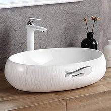 NgMik Risciacquare Il Piano di Lavoro Resistente E Facile da Pulire Geometria Modern Bathroom Vessel Sink sopra Il Contro Art Bacino for L'armadietto del Lavabo Vanity Lavello