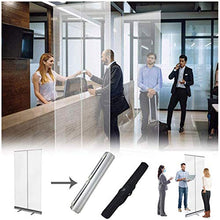DQ-手すり Partition Schermi Divisori di Protezione dallo Starnuto, Bar Avvolgibili Trasparenti, Negozi al Dettaglio, Cassieri E Coperture Protettive per Receptionist,80 * 200Cm