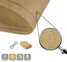 LOVE STORY Tenda da Vela Parasole(HDPE) Rettangolare 3×4m Sabbia Protezione UV per Terrazza Campeggio Giardino Esterno