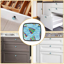 Merda modello unicorno Pomelli per Porta Set di 4 Pomelli per Mobili Manopole per Cassetti Cucina Armadio Vetro