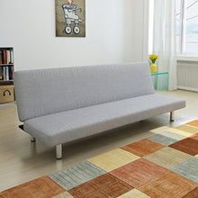 Festnight Sofa Bed Divano Letto Moderno in Tessuto Grigio da Soggiorno da Salotto