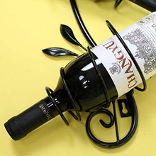 Portabottiglie da Vino Industriale a Parete Semplice e Creativo Portabottiglie a Vento Industriale a Parete per la Decorazione Domestica Ottimo Regalo, PZW, 1#