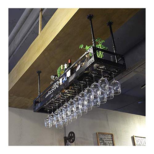 Unknow Cremagliera del Bicchiere di Vino Creativo, cremagliera del Calice, cremagliera di Vetro appesa a Testa in Giù per la casa, cremagliera del Bicchiere di Vino da Bar Europeo, Appendiabiti cap