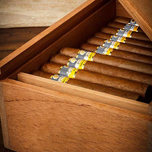 Cigar Humidors - Scatola di alcol for scatola di sigari in legno di cedro pieno Scatola di Humidor originale con armadietto for sigari Dimensioni: 210x340x120mm Cedro spagnolo contenitore di immagazzi