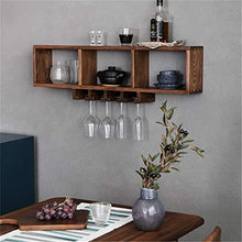 Leifeng Tower Classico Wine Rack Governo del Vino Parete Bottiglie di Vino e portaocchiali, Naturale Bagagli Legno Appeso Magazzinaggio Uso for Il Salone/Cucina/Bar/Ristorante 90 Centimetri
