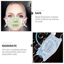 EXCEART 3 Pezzi Supporto in Silicone per Copri Bocca TPE Telaio di Supporto Interno Supporto per Rossetto per Trucco Supporto per Pad Nasale Migliora Lo Spazio Respiratorio per Bambini