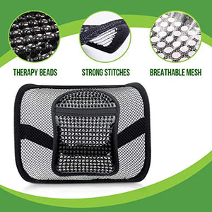 RenFox Supporto Lombare, Cuscino Lombare Supporto Schienale Ergonomico Cuscino per Sedia Ufficio Auto Divano Sedie, Riduce Il Dolore alla Schiena e del Coccige, Regolabili