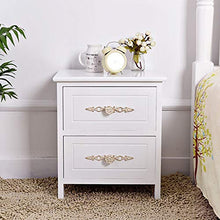 Comodino Casa Camera Accessori Ufficio universitaria effetto legno Accent Mobili in legno Comodino con 2 cassetti Comodino Mobili ed accento End Table del torace tavolini set comodino lato letto