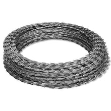 EBTOOLS Filo spinato zincato a fuoco, filo di protezione in acciaio zincato, 60 m