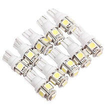 SaySure - 10PCS T10 5050 5SMD LED White Light Car Side Wedge