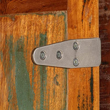vidaXL Comodino Legno Massello di Recupero Vintage Tavolino Notte Armadietto